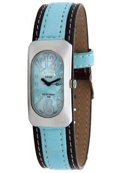 Women's Black/Light Blue Leatherettewomen 