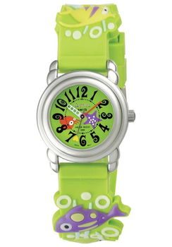 Juniors Green Rubber & Multicolor Fish Designjuniors 