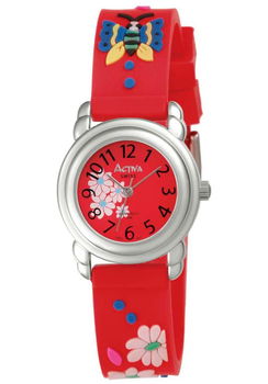 Juniors Red Rubber & Multicolor Flower Designjuniors 