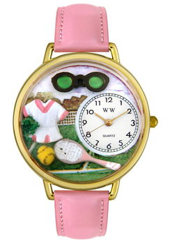 Women's Tennis Female Theme Pink Leatherwomen 
