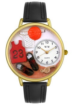 Basketball Theme Black Leatherbasketball 