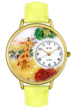 Giraffe Theme Green Yellow Leathergiraffe 