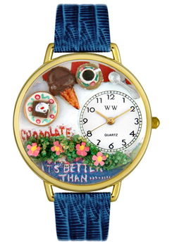 Chocolate Lover Theme Blue Leatherchocolate 