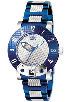 Men's Skeleton Prowler Automatic Blue Ion Plated and Stainless Steelmen 
