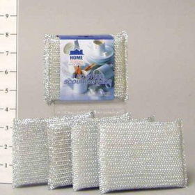 4Pc Steel Scouring Pads Case Pack 72steel 