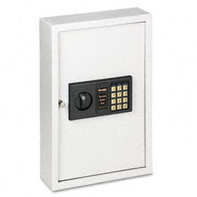 Buddy Products 322132 - 48-Key Safe/Wall File, 48-key, Steel, Platinum, 11 3/4 x 4 x 17 3/4buddy 