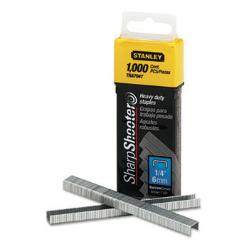 Sharpshooter 1/4 Inch Leg Length Staples, 1,000/Box