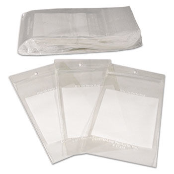 C-Line 47235 - Recloseable Small Parts Bags, Poly, 3 x 5, Clear w/White ID Panel, 1000/Carton