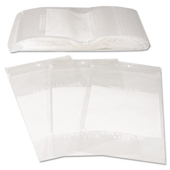 C-Line 47246 - Recloseable Small Parts Bags, Poly, 4 x 6, Clear w/White ID panel, 1000/Carton