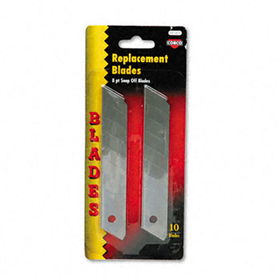 COSCO 091471 - Snap Blade Utility Knife Replacement Blades, 10/Pack