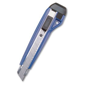 COSCO 091494 - Snap-Blade Utility Knife w/Three Blades, Eight Snap-Off Points Each, Blue