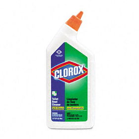 Clorox 00031CT - Toilet Bowl Cleaner w/Bleach, 24 oz. Bottle, 12/Cartonclorox 