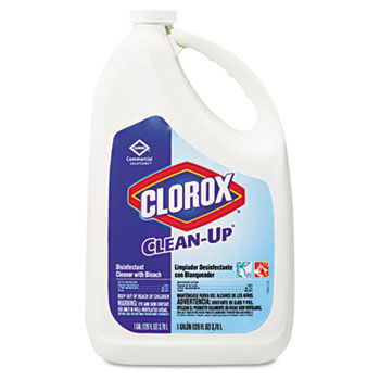 Clorox 35420CT - Clean-Up Cleaner w/Bleach, 128 oz Bottle, 4/Carton