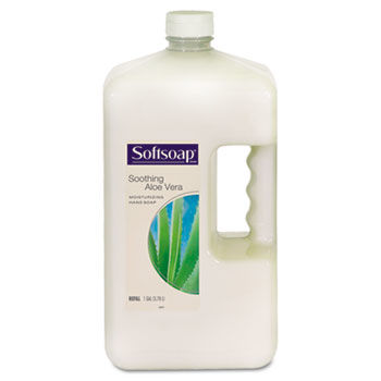 Softsoap 01900CT - Moisturizing Hand Soap w/Aloe, Liquid, 1 gal Refill Bottle, 4/Carton