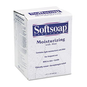 Softsoap 01924CT - Moisturizing Soap w/Aloe, Unscented Liquid, Dispenser, 800ml, 12/Carton