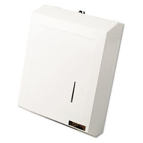 Ex-Cell 242W - C-Fold or Multifold Towel Dispenser, 11 1/4 x 4 x 15 1/2, White Enamelcell 