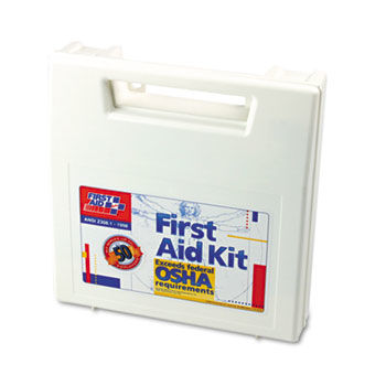 First Aid Only 225AN - First Aid Kit for 50 People, 195 Pieces, OSHA/ANSI Compliant, Plastic Caseaid 