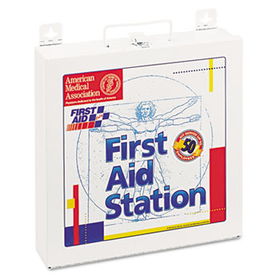 First Aid Only 226U - First Aid Station for 50 People, 196 Pieces, OSHA Compliant, Metal Caseaid 
