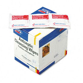 First Aid Only H307 - Antiseptic Cleansing Wipes, 50/Box