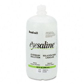 FENDALL 3200045500EA - Eye Wash Saline Solution Bottle Refill, 32-oz