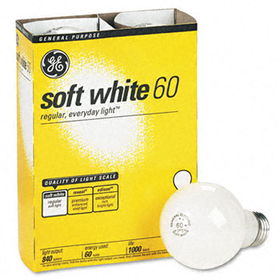 GE 41028 - Incandescent Globe Bulbs, 60 Watts, 4/Pack