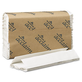 Georgia Pacific 20603 - Acclaim C-Fold Paper Towels, 10-1/4 x 13-1/4, White, 240/Pack, 10/Cartongeorgia 