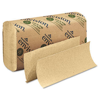Georgia Pacific 23304 - Envision Multifold Paper Towel, 9-1/4 x 9-1/2, Brown, 250/Pack, 16/Cartongeorgia 
