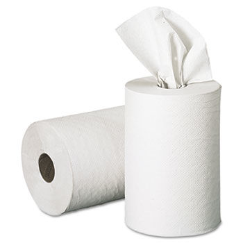 Georgia Pacific 28706 - Acclaim Nonperforated Paper Towel Rolls, 7-7/8 x 350', White, 12/Cartongeorgia 