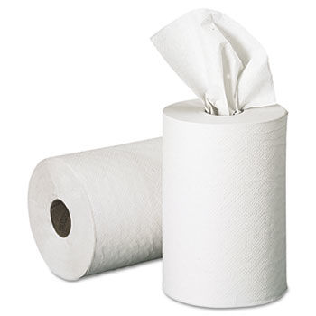 Georgia Pacific 28706 - Acclaim Nonperforated Paper Towel Rolls, 7-7/8 x 350', White, 12/Carton