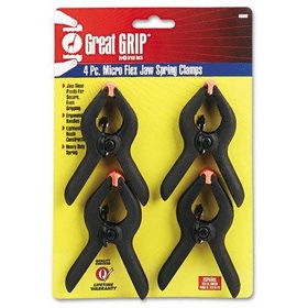 Great Neck 66000 - 4-Piece Flex Jaw 3/4 Spring Clamps