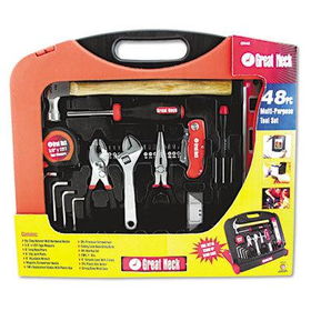 Great Neck GN48 - 48-Piece Tool Set in Blow-Molded Stand-Up Caseneck 