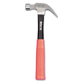 Great Neck HG16C - 16-oz. Claw Hammer w/High-Visibility Orange Fiberglass Handle