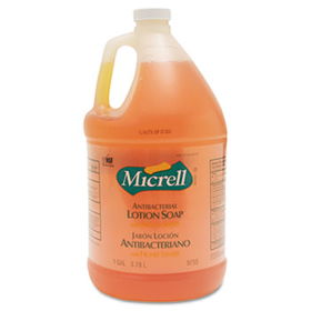 GOJO 975504CT - MICRELL Antibacterial Lotion Soap, Unscented Liquid, 1 gal Bottle, 4/Cartongojo 
