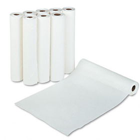 Graham 072 - Poly-Perf Exam Table Paper Rolls, 18 x 125', White, 9 Rolls/Carton