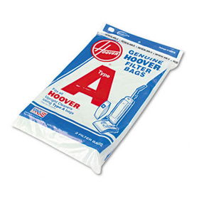 Hoover 4010001A - Commercial Elite Lightweight Bag-Style Vacuum Replacement Bags, 3/Pack