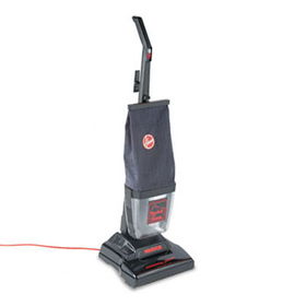 Hoover C1415 - Commercial Lightweight Bagless Upright Vacuum, 12.33 lbs, Black