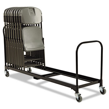 Iceberg 64046 - 6' Folding Chair Cart, 28-Chair Capacity, Blackiceberg 