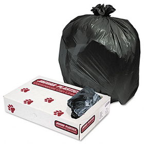 Jaguar Plastics L3339H - Industrial Strength Commercial Can Liners, 33gal, .6 mil, Black, 200/Carton