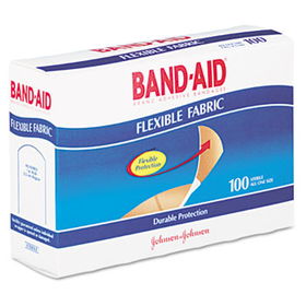 BAND-AID 4444 - Flexible Fabric Adhesive Bandages,1 x 3, 100/Box