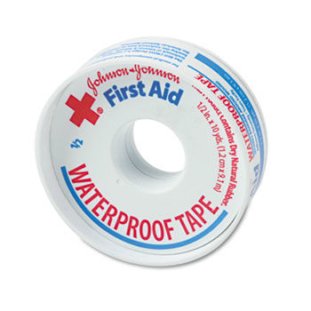 First Aid Kit Waterproof Tape, 1/2"" x 10yds, Whiteband 