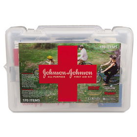 Johnson & Johnson Red Cross 8123 - All-Purpose First Aid Kit, 170 Pieces, Plastic Casejohnson 