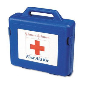 BAND-AID 8144 - Weatherproof First Aid Kit for 25 People, 160 Pieces, Plastic Caseband 