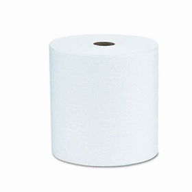 KIMBERLY-CLARK PROFESSIONAL* 01040 - SCOTT Hard Roll Towels, 8 x 800', White, 12/Cartonkimberly 
