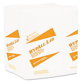 KIMBERLY-CLARK PROFESSIONAL* 05790 - WYPALL L40 Cloth-Like Wipes, 16 2/5 X 9 4/5, 100/Box, 9/Cartonkimberly 