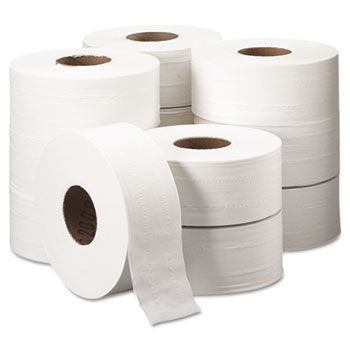 KIMBERLY-CLARK PROFESSIONAL* 07805 - SCOTT Jumbo Roll Bathroom Tissue, 2-Ply, 9 dia, 1000 ft, 12/Carton
