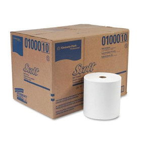 Kimberly-Clark Professional 1000 - SCOTT High-Capacity Hard Roll Towels, 8 x 1000', White, 12/Carton