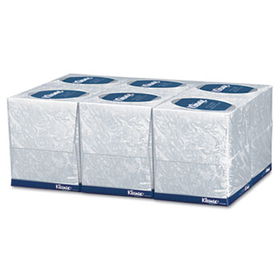 KIMBERLY-CLARK PROFESSIONAL* 21271 - KLEENEX White Facial Tissue, 2-Ply, POP-UP Box, 95/Box, 6 Boxes/Packkimberly 