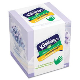 KIMBERLY-CLARK PROFESSIONAL* 26080BX - KLEENEX BOUTIQUE Lotion White Facial Tissue, 3-Ply, POP-UP Box, 80/Box
