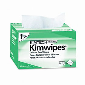 KIMBERLY-CLARK PROFESSIONAL* 34155 - KIMTECH SCIENCE KIMWIPES, Tissue, 4 2/5 x 8 2/5, 280/Boxkimberly 