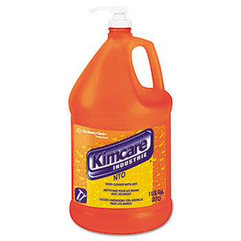 KIMBERLY-CLARK PROFESSIONAL* 91057CT - KIMCARE INDUSTRIE NTO Hand Cleaner w/Grit, Orange, 1gal, Pump Bottle, 4/Carton